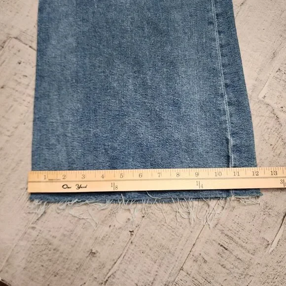 7 For All Mankind Ultra High Rise‎ Cropped Jo Jeans Luxe Vintage Blue Size 31